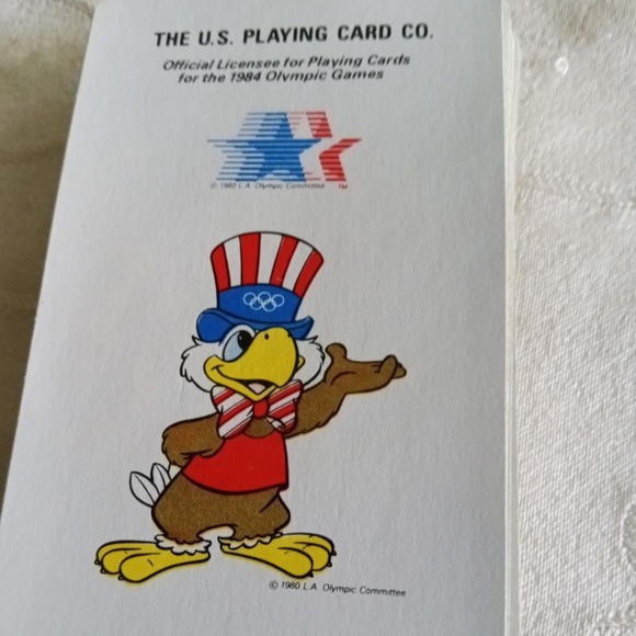 Vintage 1984 Olympics Playing Cards Los Angeles CA w Box - Picture 10 of 10